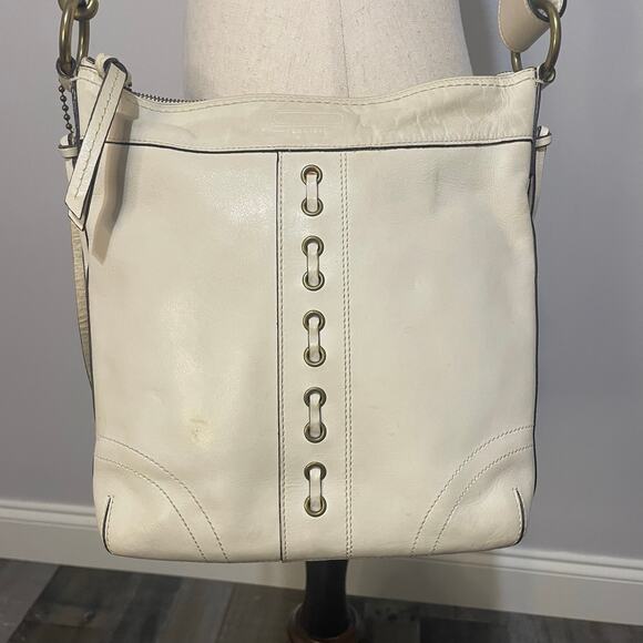 Coach Vintage Chelsea Abbey Leather Convertible Shoulder Crossbody Handbag - Picture 6 of 16
